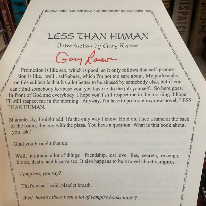 Less Than Human