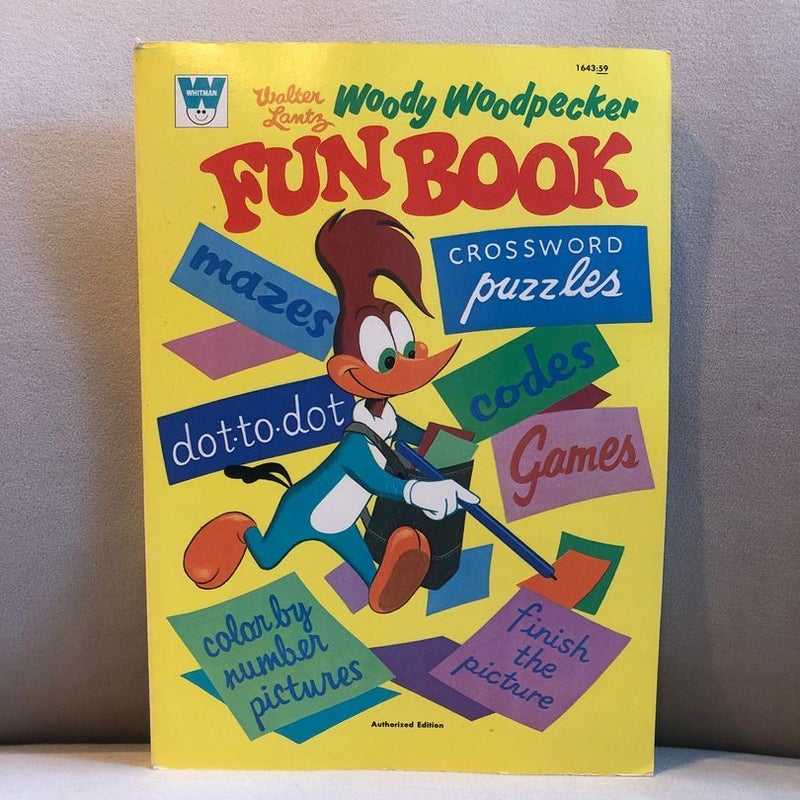 1971 Woody Woodpecker Fun Book 