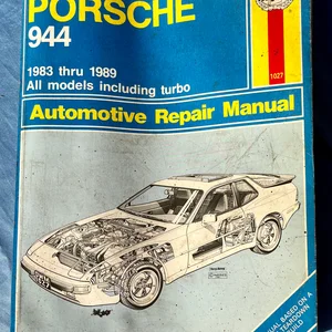 Porsche 944 1983 Thru 1989 All SOHC Engine Models