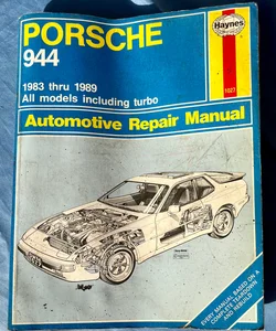 Porsche 944 1983 Thru 1989 All SOHC Engine Models