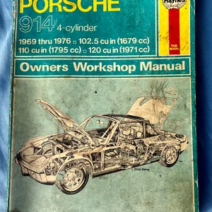 Porsche 914 4-Cylinder 1969 Thru 1976 Haynes Repair Manual