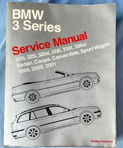 BMW 3 Series E46 Service Manual 1999-2001 - 323i 325i 325xi 328i 330i 330xi Sedan, Coupe, Convertible and Sport Wagon