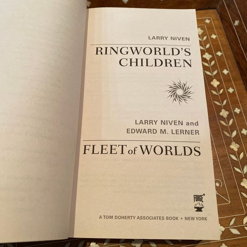 Ringworld's Children and Fleet of Worlds