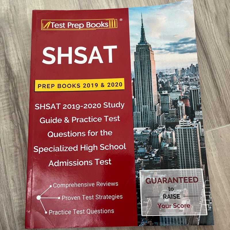 Shsat Prep Books 2019 & 2020