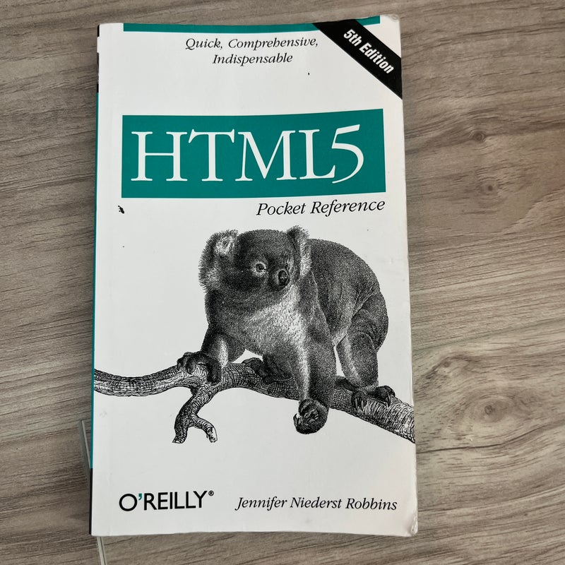 HTML5 Pocket Reference
