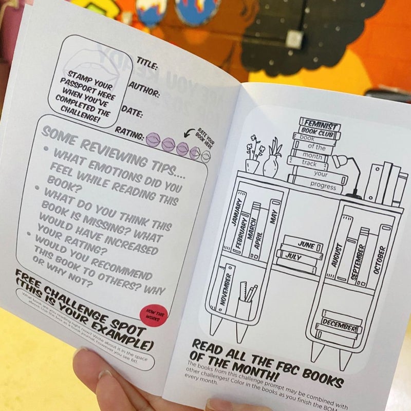 Feminist Book Club Radical Reading Challenge Passport