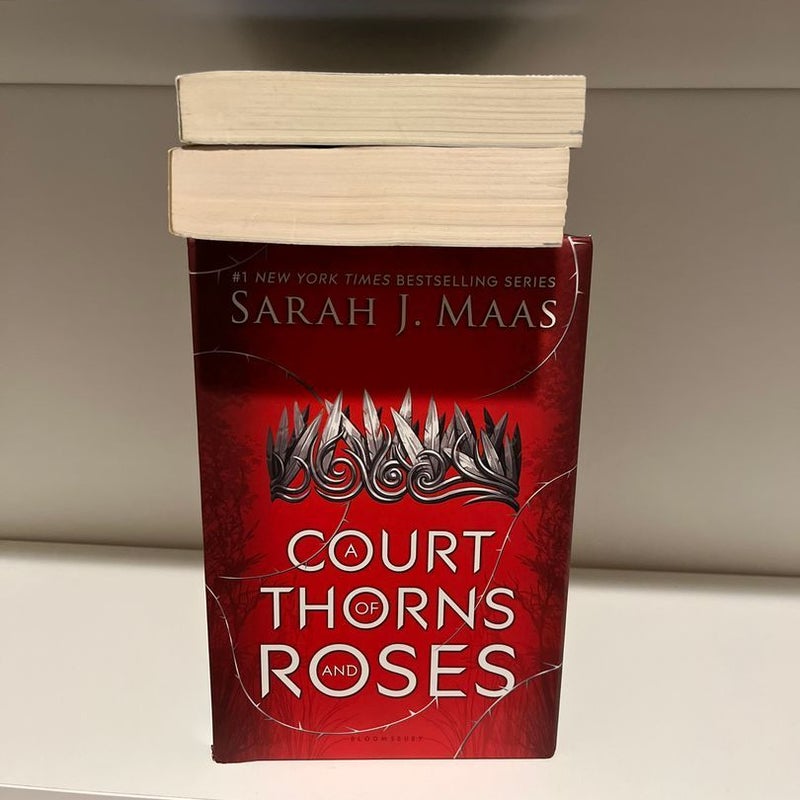 A Court of Thorns and Roses Boxed Set- Original Hardcovers plus 2 paperbacks