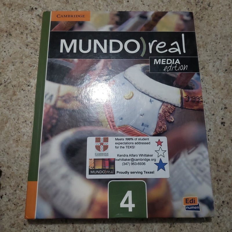 Mundo Real Level 4 Student's Book Media Edition