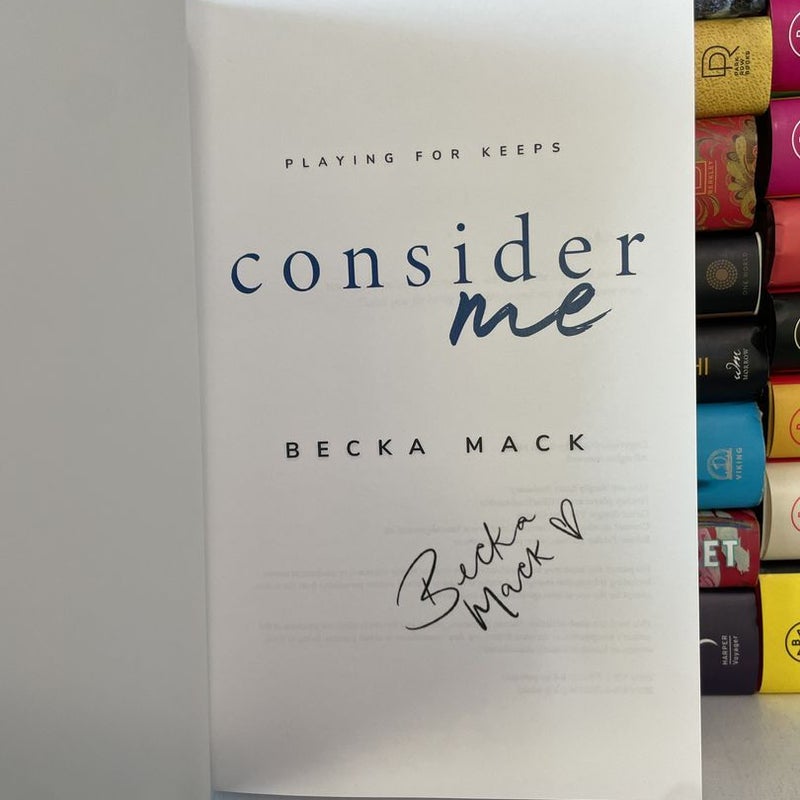 Book Becka Mack Special Edition (Consider Me & Play With Me