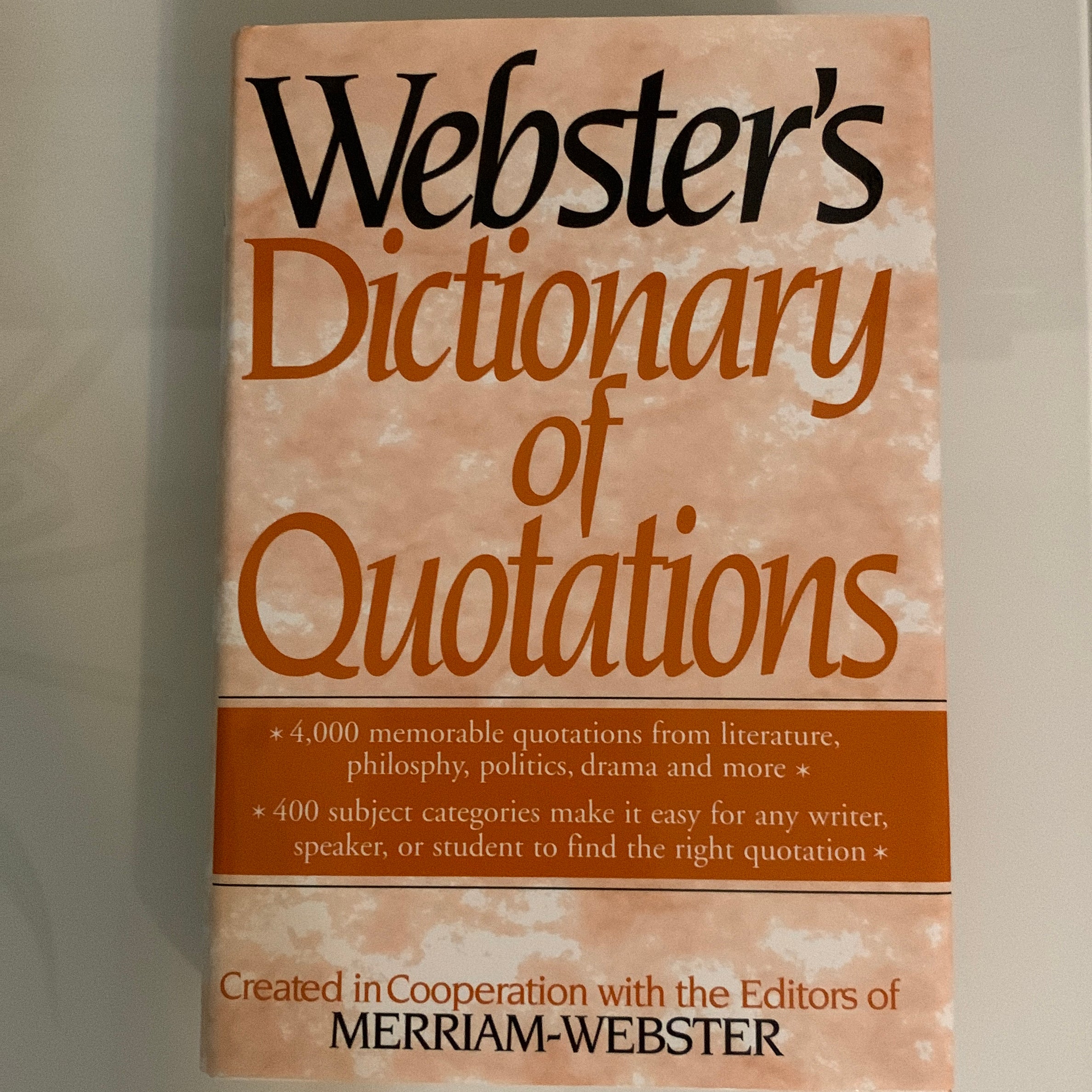 Webster's Dictionary of Quotations