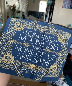 If Longing is a Madness Fabric Pouch