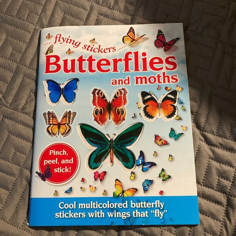 Flying Stickers BUTTERFLIES & Moths (New)