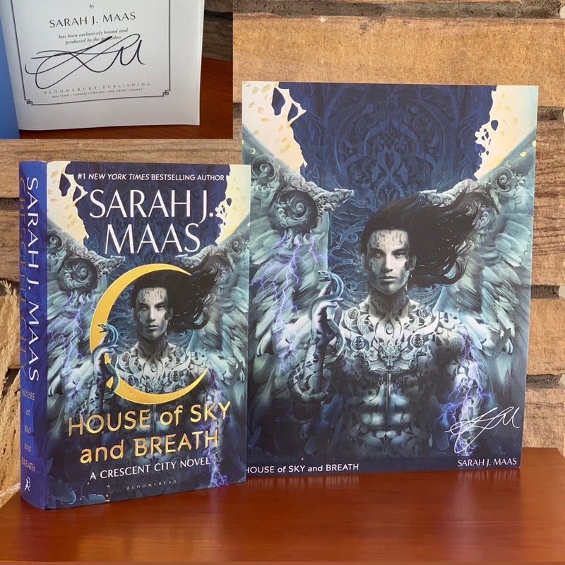 *SIGNED* House of Sky and Breath Waterstones Hardcover Sarah J Maas Poster Print