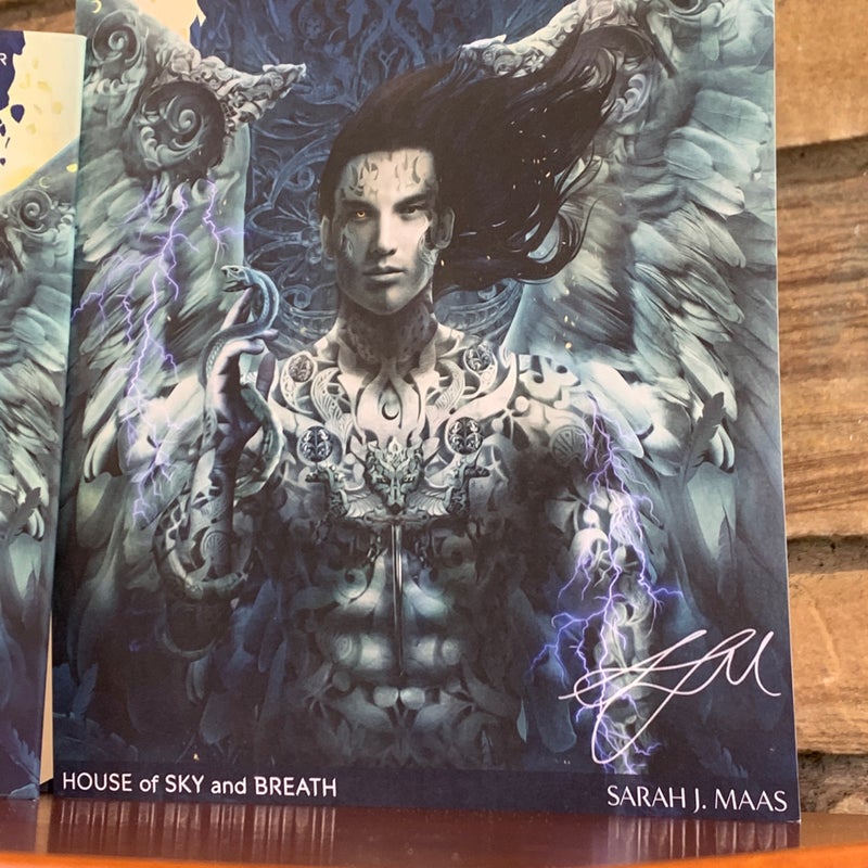 *SIGNED* House of Sky and Breath Waterstones Hardcover Sarah J Maas Poster Print
