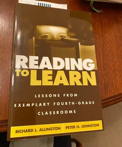 Reading to Learn