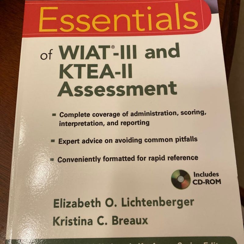 Essentials of WIAT-III and KTEA-II Assessment