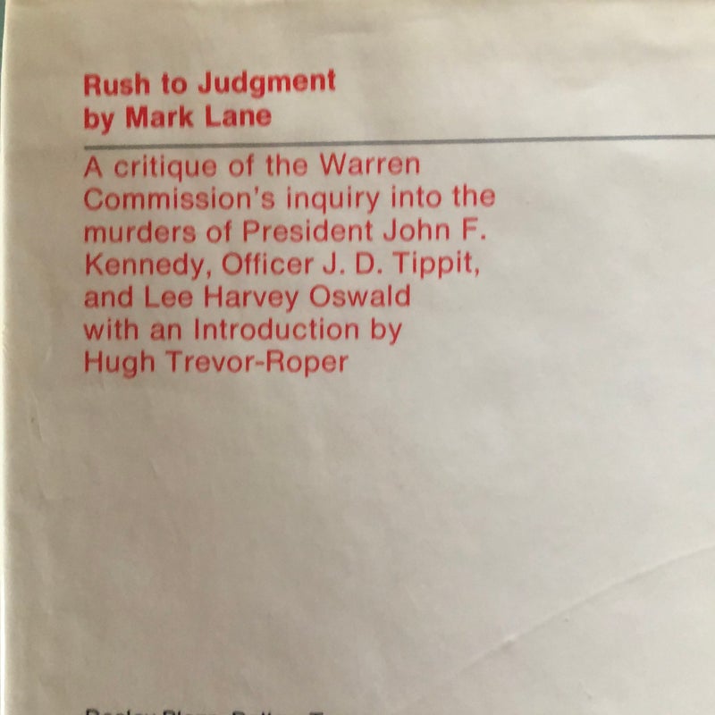 Rush to Judgment 