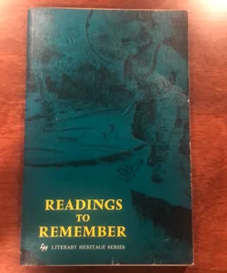 Readings to Remember 