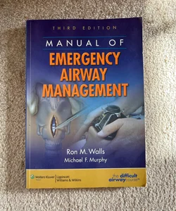 Manual of Emergency Airway Management