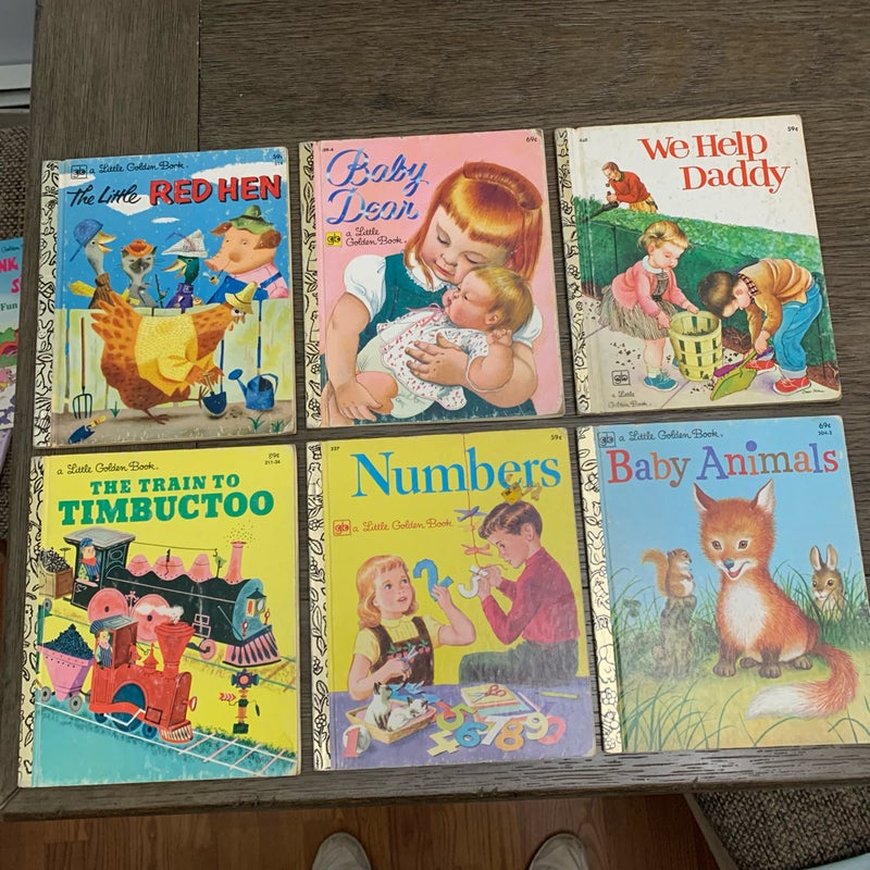 Vintage Little Golden books bundle