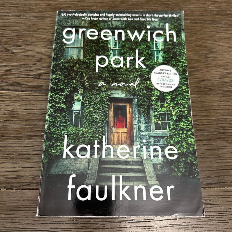 Greenwich Park ARC (Advanced Reader’s Copy)