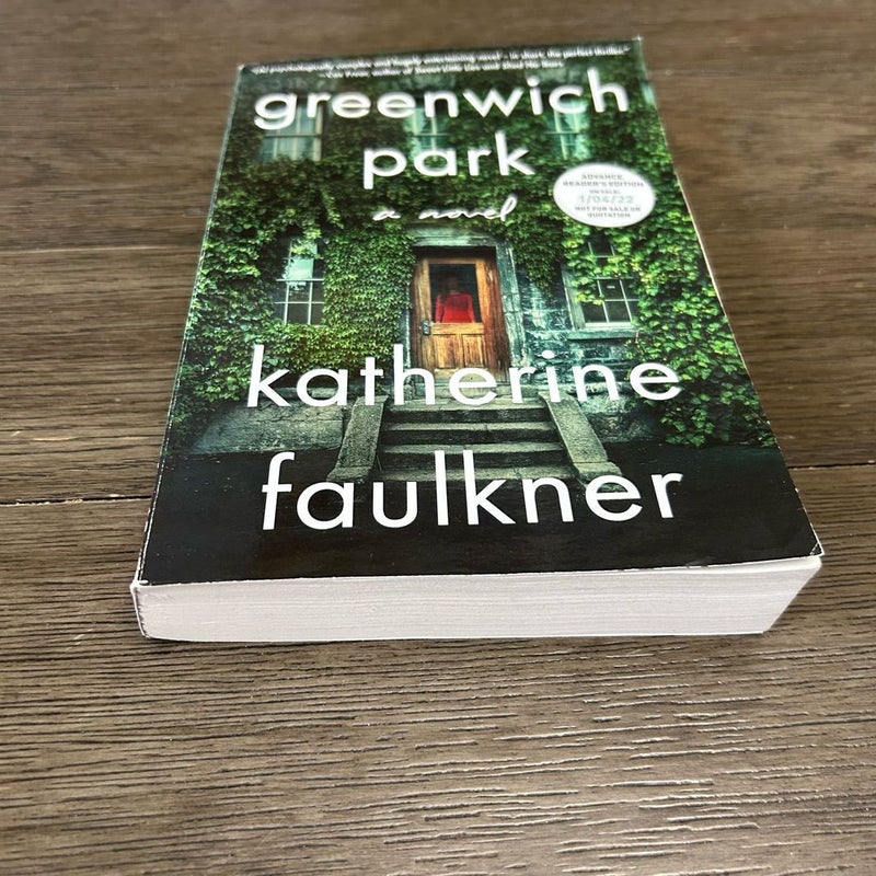 Greenwich Park ARC (Advanced Reader’s Copy)