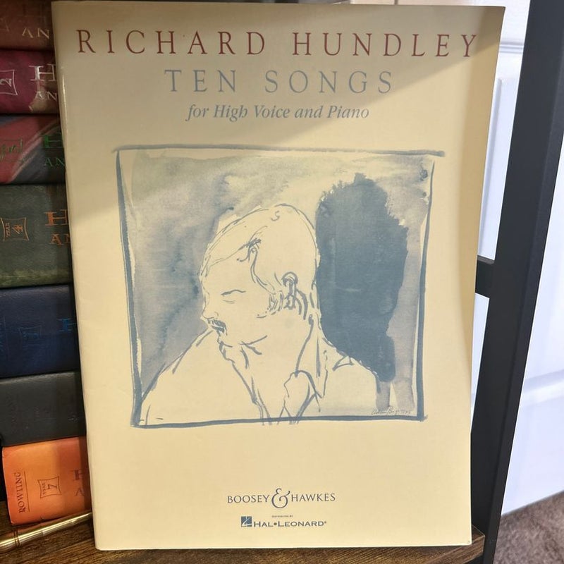 Richard Hundley Ten Songs for High Voice and Piano