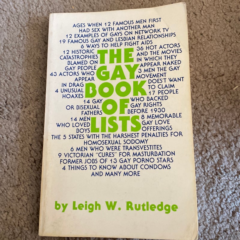 The Gay Book of Lists