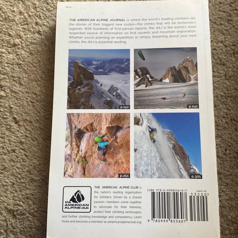 The American Alpine Journal 2018