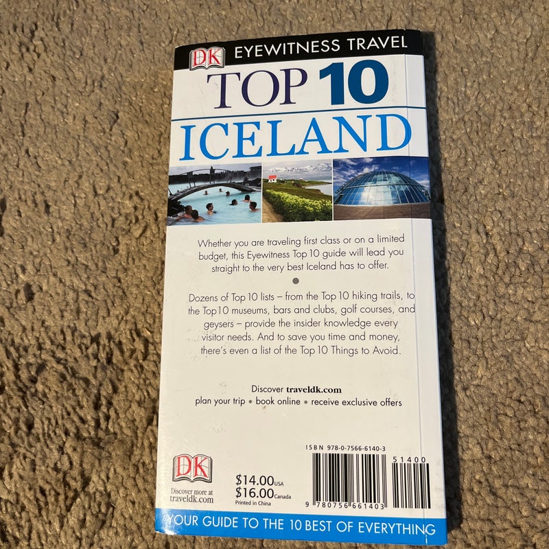 Top 10 Eyewitness Travel Guide - Iceland