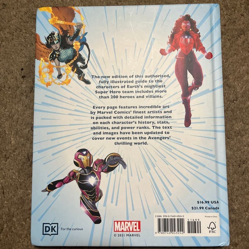 Marvel avengers the ultimate character guide new edition by dk