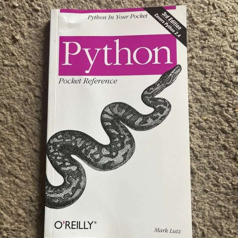 Python Pocket Reference