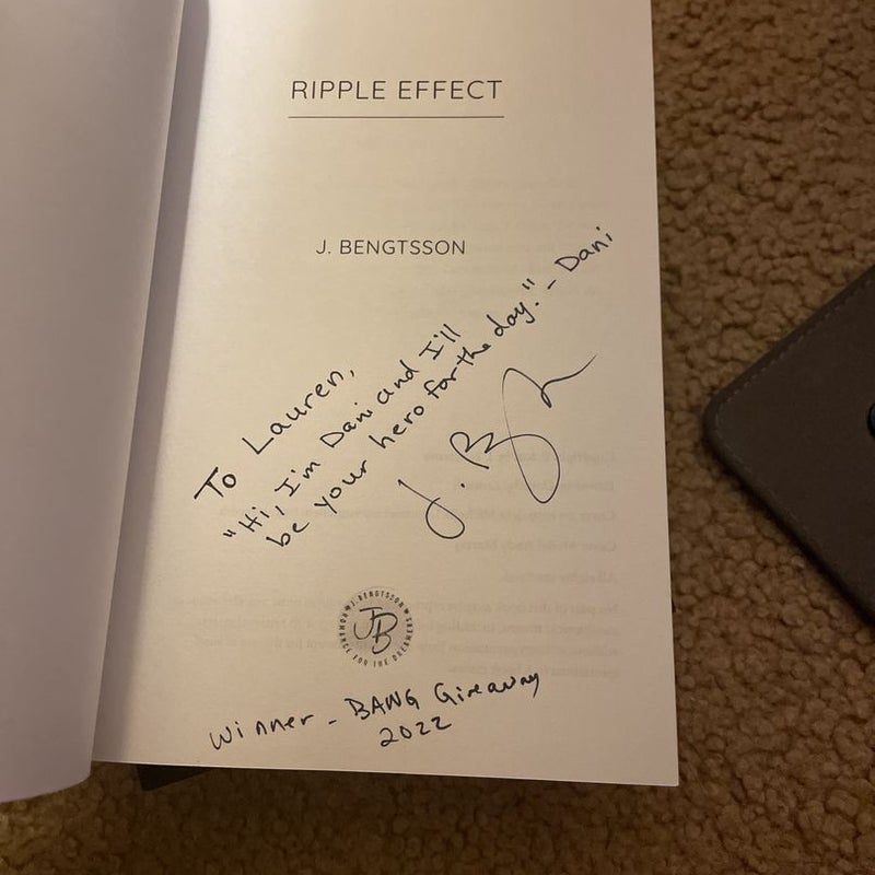Ripple Effect (signed/personalized)