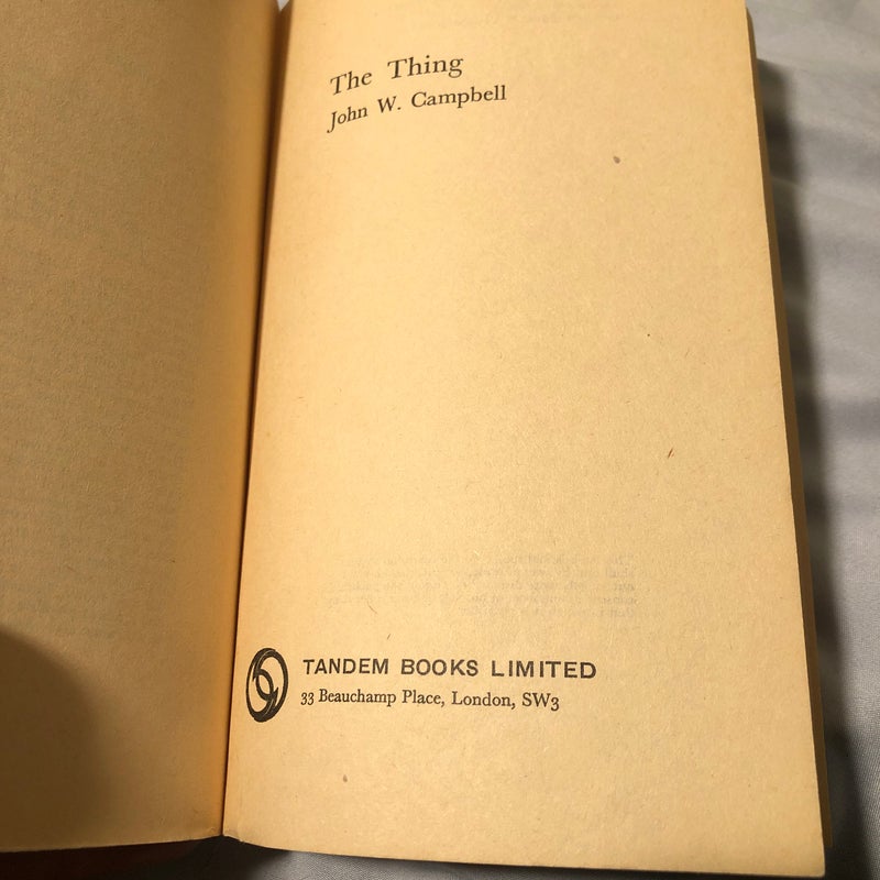 The thing from outer space