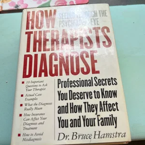 How Therapists Diagnose