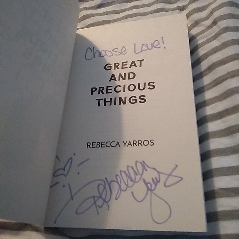 Great and Precious Things (signed)*final price*