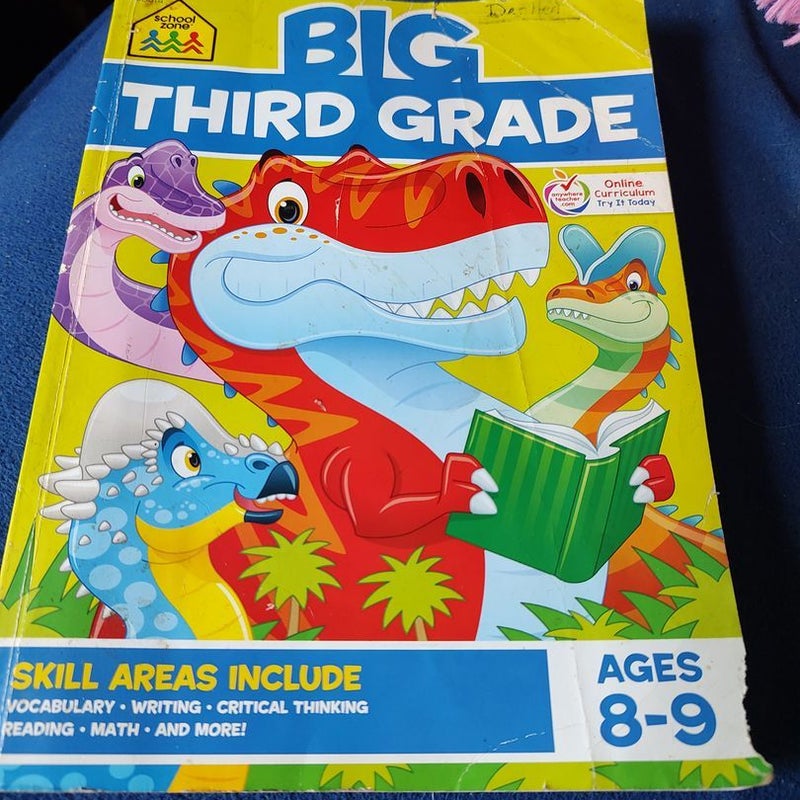 School zone big third grade workbook 