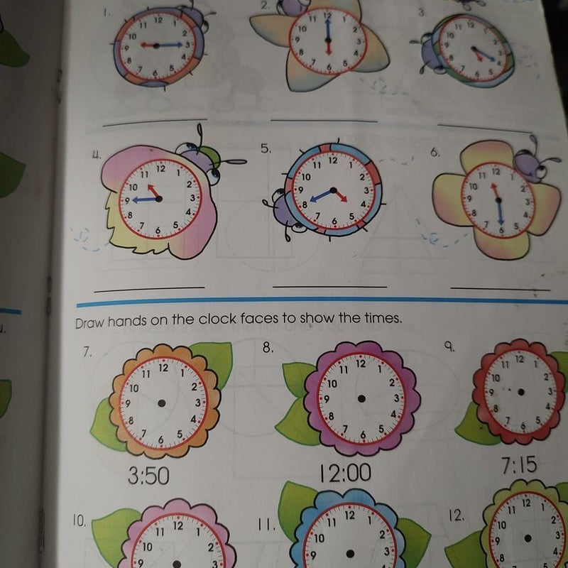 School zone time money and fractions 