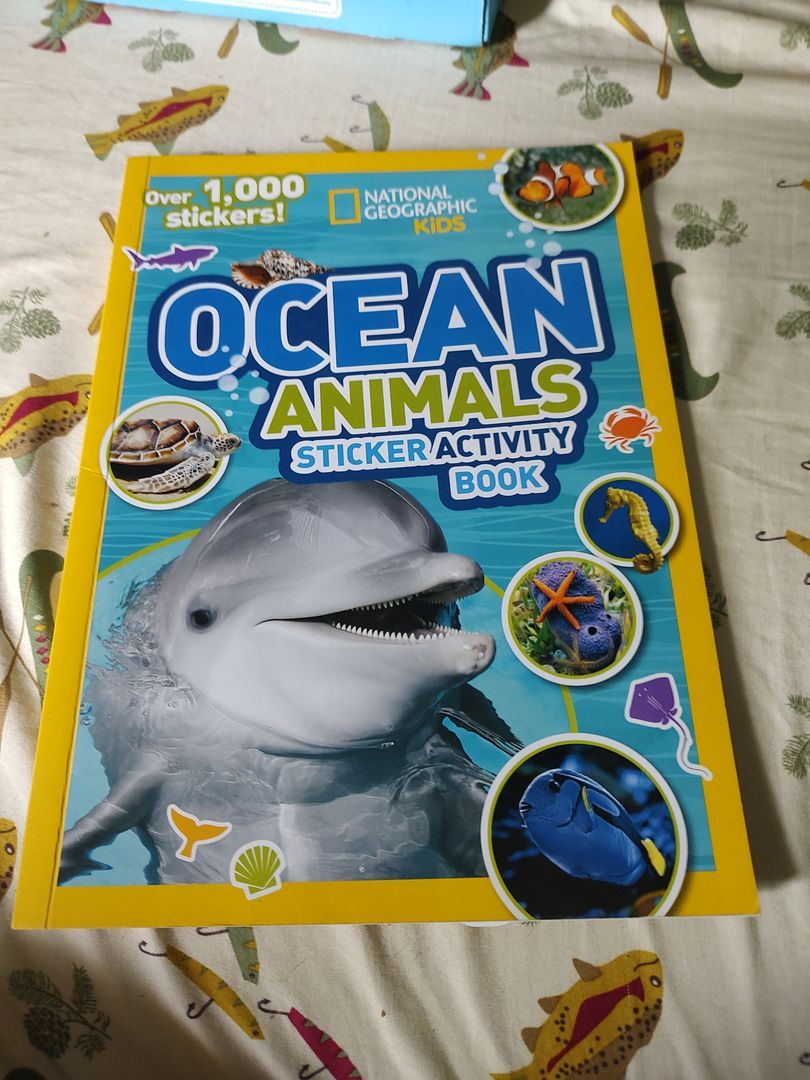 National Geographic Kids Ocean Animals Sticker Activity Book