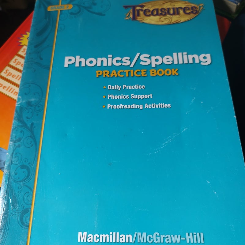 Treasures phonics/spelling practice workbook grade 2