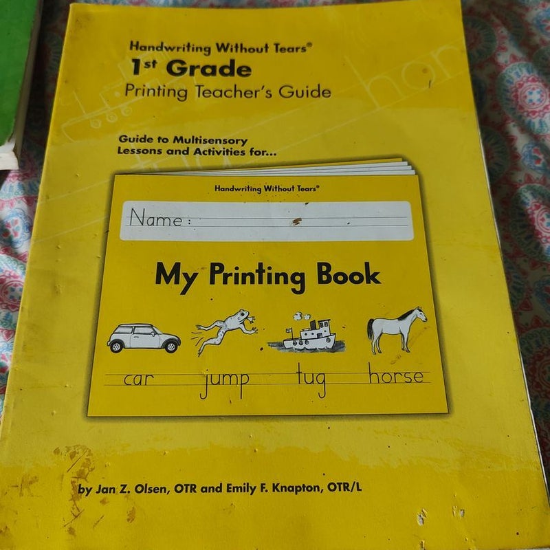 1st Grade Printing Teacher's Guide