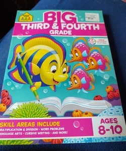 School zone big third & fourth grade workbook 