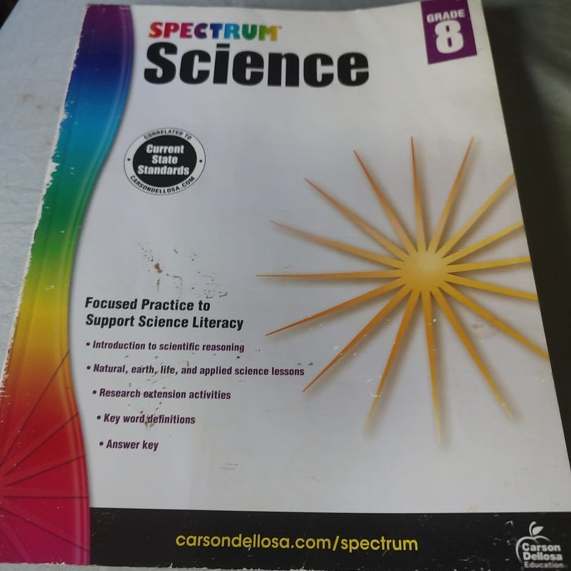 Spectrum Science Grade 8 By Spectrum Paperback Pango Books