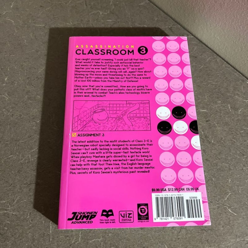 Assassination Classroom, Vol. 3