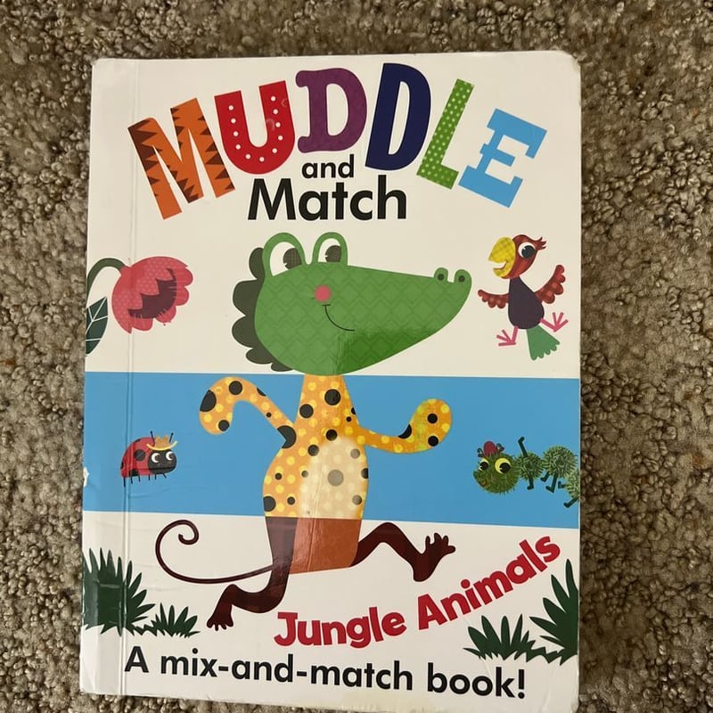 Muddle and Match Jungle Animals by Stephanie Hinton, Hardcover | Pangobooks