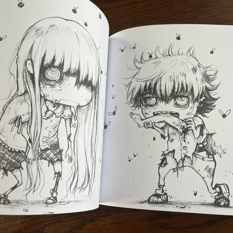 Pop Manga Cute and Creepy Coloring Book by Camilla d'Errico, Paperback