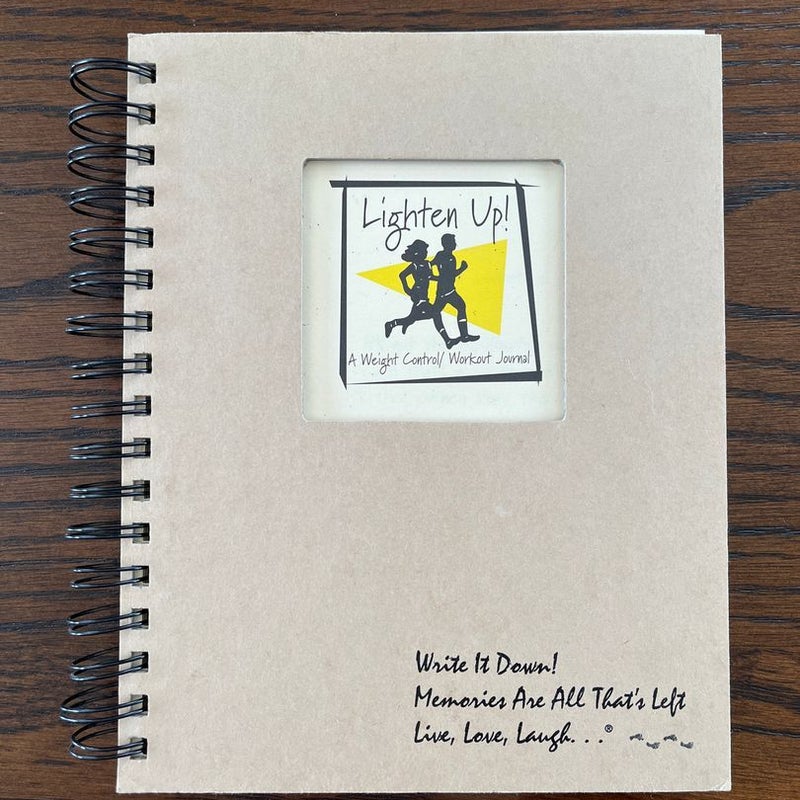  Lighten Up A Weight Control Workout Journal