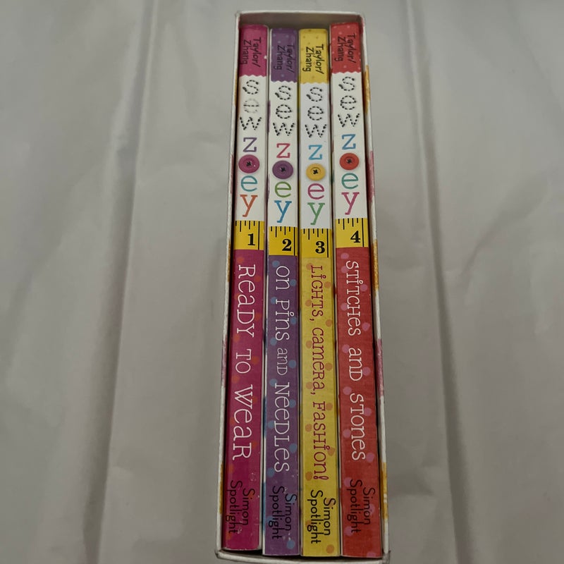 The Sew Zoey Collection Books 1-4 (Charm Bracelet Inside!)