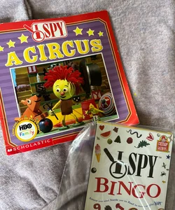 I Spy a Circus and bingo game