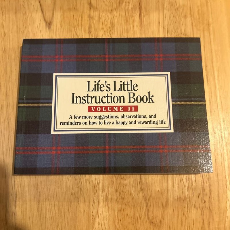 Life's Little Instruction Book Volume 2